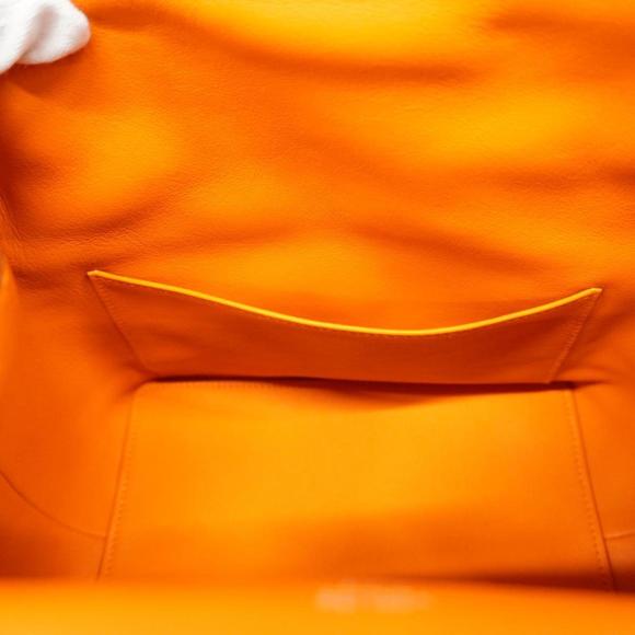 Hermes Handbag Tool Box 20 □N Engraved Swift Orange Ladies - Picture 11 of 13